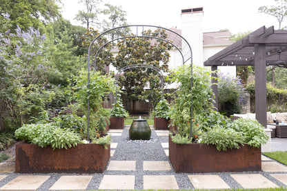Formal Potager Arch Trellis