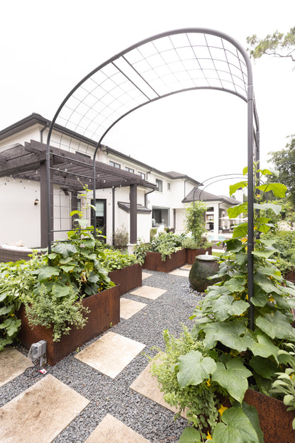 Formal Potager Arch Trellis