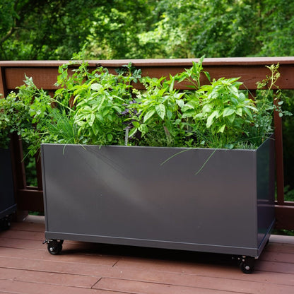 Aluminum Raised Bed (Optional Casters or Tray)